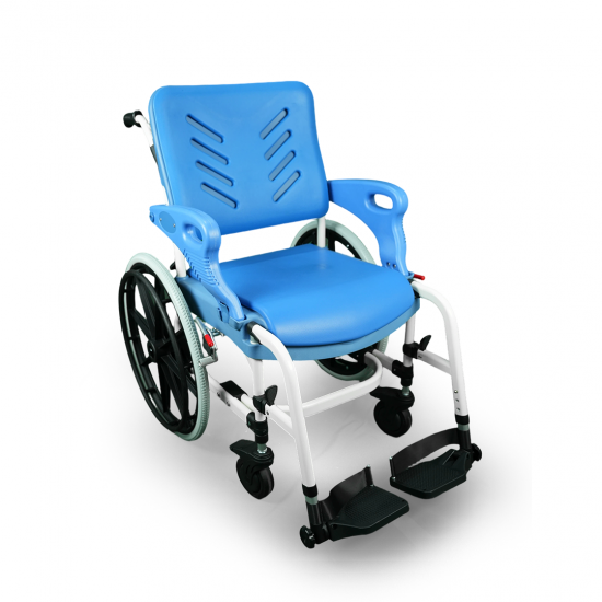 كرسي حمام فايبر بمقعد طبي مريح (عجل كبير ) 50سم