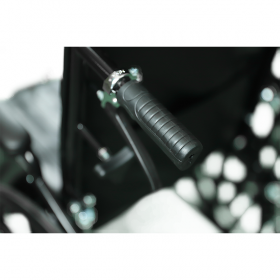 كرسي متحرك الظهر مع ساند قدم قابل للارتفاع - 55 سم