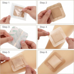 لاصق سيليكون طبي للتقرحات مقاس 10*10 سم بالحبه لاصق سيليكون طبي للتقرحات مقاس 10*10 سم بالحبه