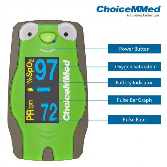 جهاز قياس نسبة الاوكسجين في الدم للأطفال CH