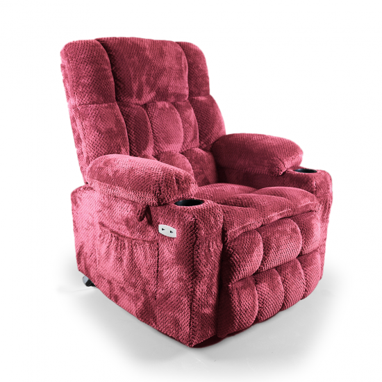 DG Electric Recliner Chair for standing ( burgundy )