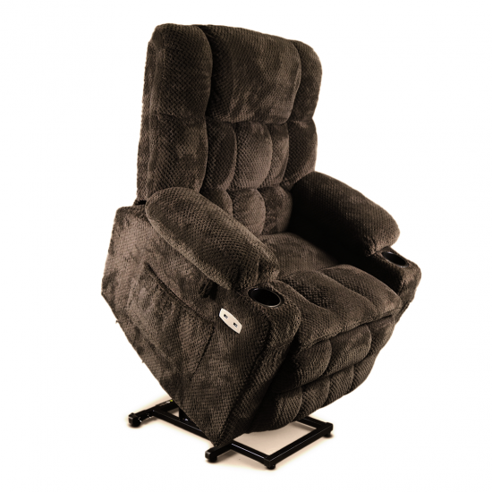 DG Electric Recliner Chair for standing  ( Brown )