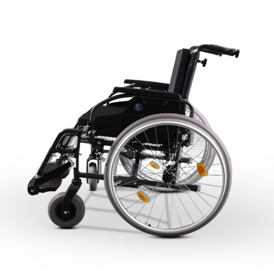 Aluminum WheelChair 52 cm (with back hand for pushing)