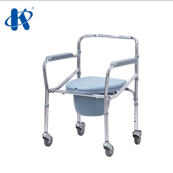 Toilet seat 45 cm foldable with wheels