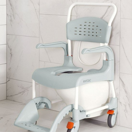 Etac Clean Bathroom Bhair With Four Small Wheels