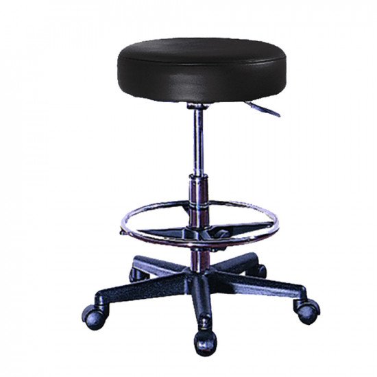 Laboratory chair without back with footrest