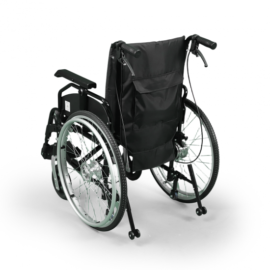 كرسي متحرك شديد التحمل 46 سم مرن _رفع يد بضغطة زر