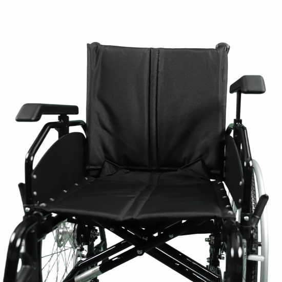 كرسي متحرك شديد التحمل 46 سم مرن _رفع يد بضغطة زر