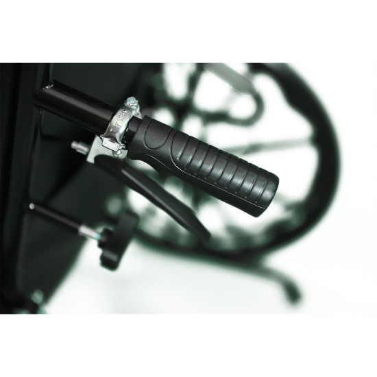 كرسي متحرك الظهر مع ساند قدم قابل للارتفاع - 51 سم