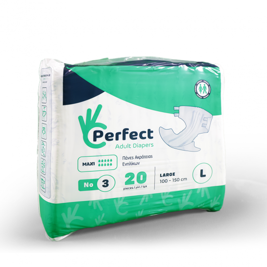 Perfect Adult Diapers Size ( Bag 20 Pcs )