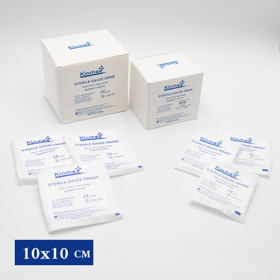 Sterile Gauze size 10*10 cm ( 12-ply )