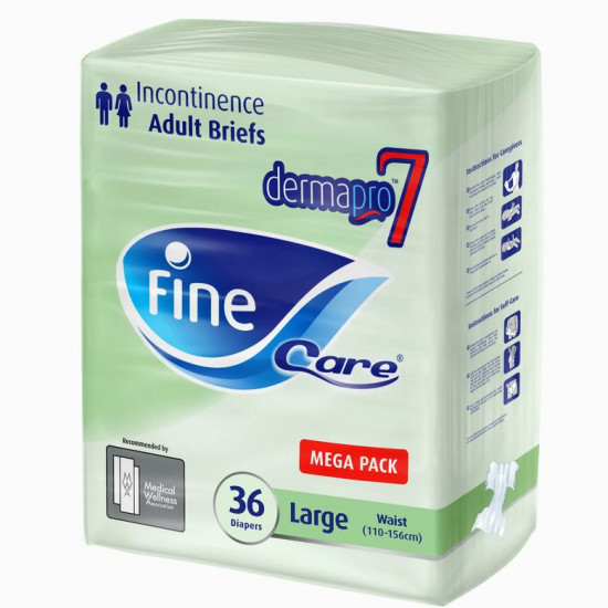 Fine Care Diapers Large Size ( Bag 36 pcs )