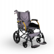 Alluminium mobility wheel chair with foldable back
