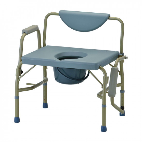 Heavy Duty Wide Commode Chaire