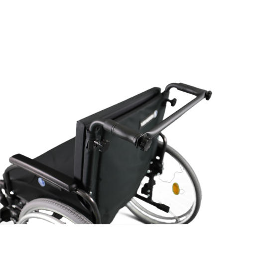 Aluminum WheelChair 52 cm (with back hand for pushing)