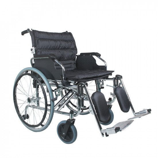 Padded & Double support wide wheel chair 55 cm KYN