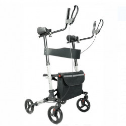 4WHEEL WALKER WITH SEAT AND ARMREST