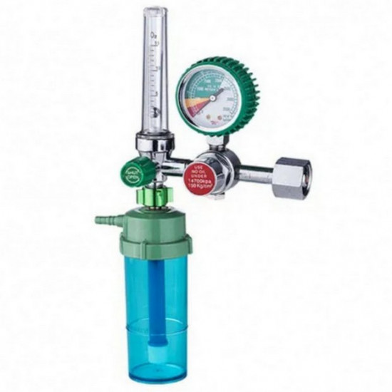 Oxygen cylinder regulator