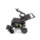 Lightweight Electric Wheelchair Folds 51cm - Green Frame Seat
