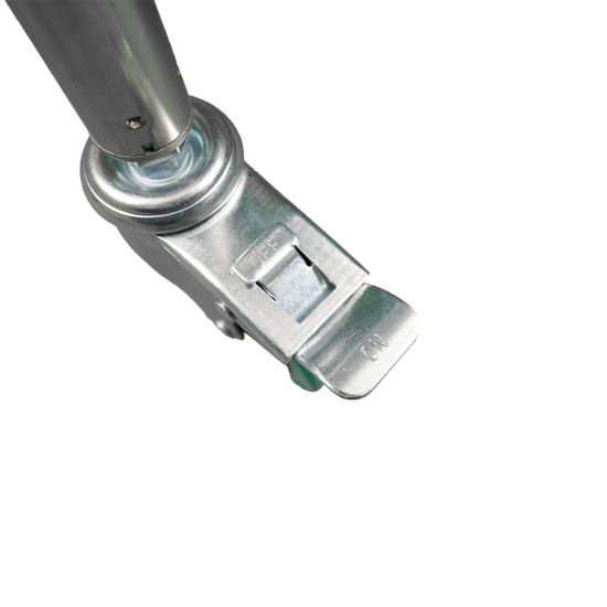 3-shelf stainless steel medicine and equipment trolley with edges