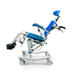 Wide Commode Chair with Reclining back and headrest