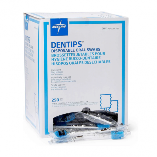 Dentips Oral Cleansing Sticks (Box of 250)
