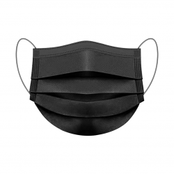 3layer medical mask - black 3layer medical mask - black